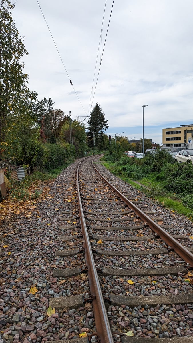 Bahnstrecke bei Freiburg